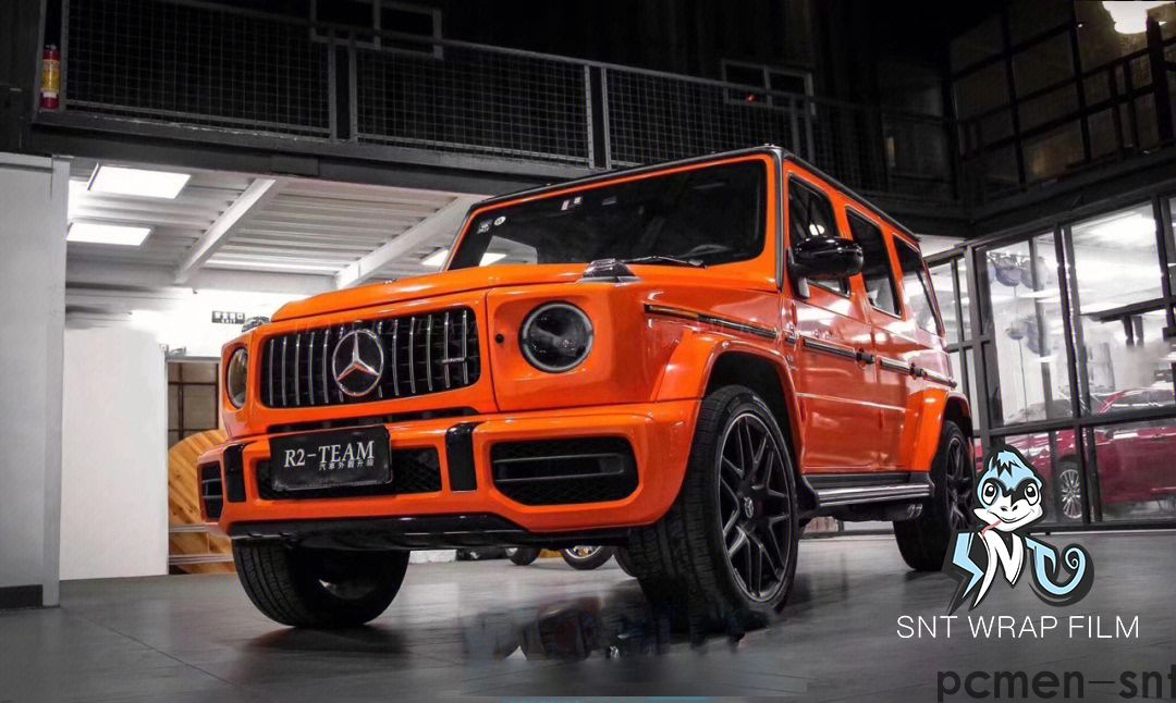 奔驰 水晶烈焰橙