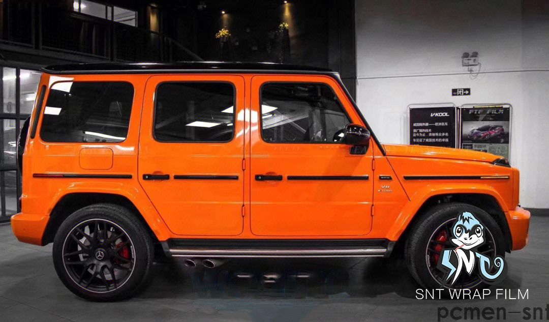 奔驰 水晶烈焰橙