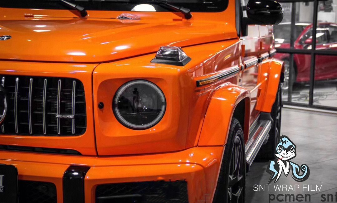 奔驰 水晶烈焰橙